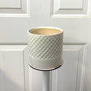 Pot en céramique à motif de croix croisée