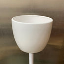 Pot en céramique blanche